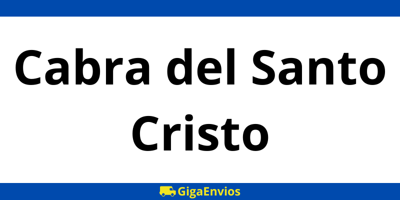 Contacto gratuito oficina ParcelShop GLS Cabra del Santo Cristo