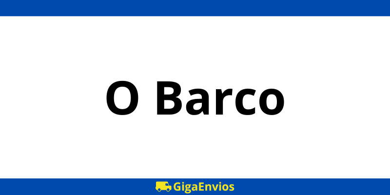 Contacto gratuito oficina ParcelShop GLS O Barco